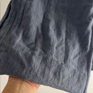 Cotton Flower Clothing. Cotton headscarf, scarf, slate blue/grey color.